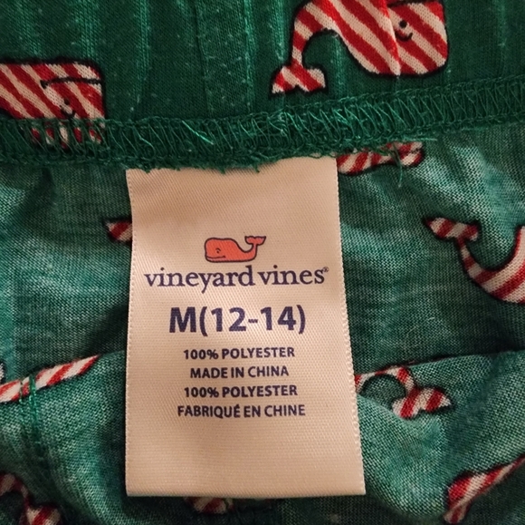 Vineyard vines lounge bottom, candy cane stripe, size 12-14 - Picture 3 of 4